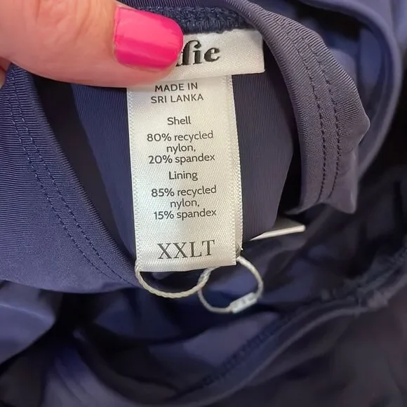 Andie The‎ Malibu One Piece LT Swimsuit Navy size XXL Tall NWT long torso - Picture 6 of 7